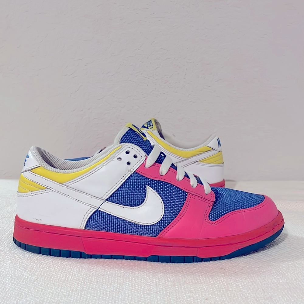 NIKE Dunk Low vintage pink light lava light blueberry sneakers size W 8